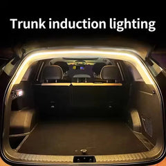 Auto-Sensing Car Trunk LED Strip Light – close-up view