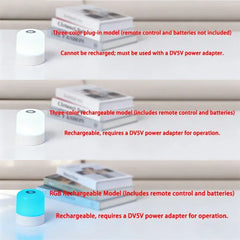 Dimmable RGB Touch Rechargeable Desk Lamp – detail view