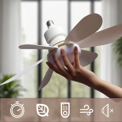 E27 LED Ceiling Fan Light with Remote – additional product view