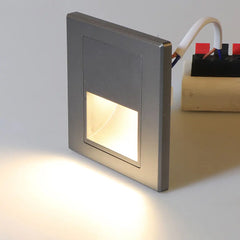 PIR Motion Sensor Recessed LED Staircase Night Light – styled view