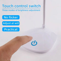 USB Rechargeable LED Desk Reading Lamp – detail view