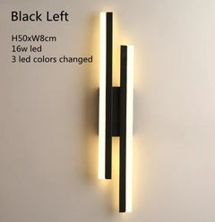 Copper Pipe Acrylic Wall Sconce Light – side view