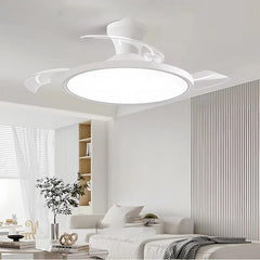 Modern Invisible LED Ceiling Fan with Light