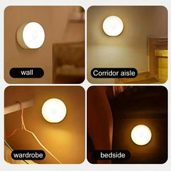 Wireless Motion Sensor Rechargeable LED Night Light – close-up view