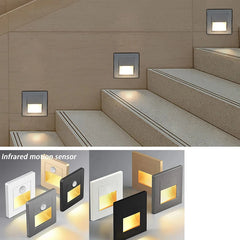 PIR Motion Sensor Recessed LED Staircase Night Light