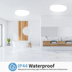 Round Modern LED Ceiling Light – close-up view