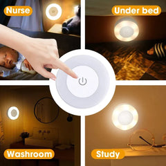 Portable USB Rechargeable LED Night Light – alternate angle view