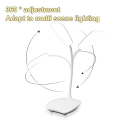 USB Rechargeable LED Desk Reading Lamp – close-up view