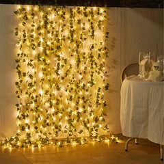 Green Leaf Vine Fairy String Lights – additional product view