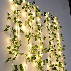 Green Leaf Vine Fairy String Lights