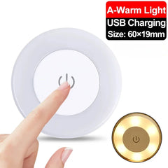 Portable USB Rechargeable LED Night Light – side view