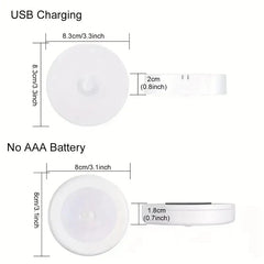 Wireless Motion Sensor Rechargeable LED Night Light – detail view