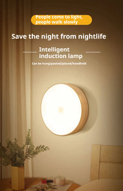 Wireless Motion Sensor Rechargeable LED Night Light – side view