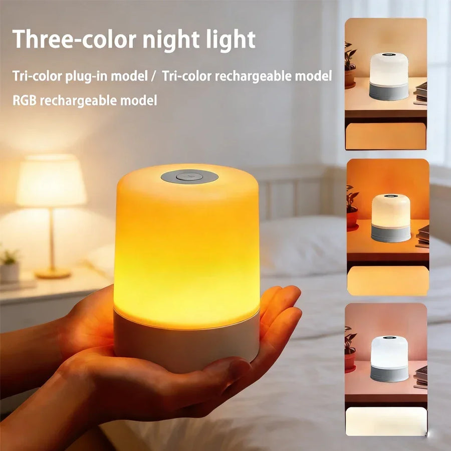 Dimmable RGB Touch Rechargeable Desk Lamp