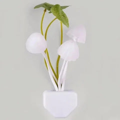 Colourful Mushroom LED Night Light – styled view