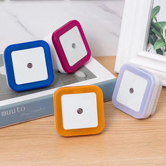 Wireless Mini Plug-In LED Night Light – close-up view
