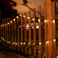 Solar String Lights 200 LED Crystal Globe – detail view