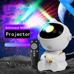 Astronaut Galaxy Star Projector Night Light – Kids Bedroom Ceiling Projector & Gift Idea – styled view