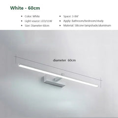 LED Vanity Mirror Wall Light for Bathroom – side view