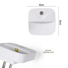 Light Sensor Wireless LED Night Light EU Plug – alternate angle view