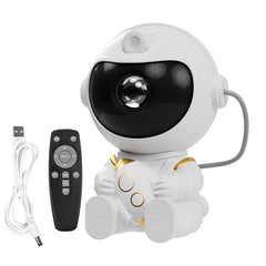 Astronaut Galaxy Star Projector Night Light – Kids Bedroom Ceiling Projector & Gift Idea – side view