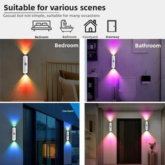 Smart RGB Rechargeable Motion Sensor Spotlight – close-up view