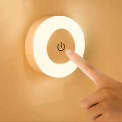 USB Rechargeable Magnetic Round Night Light – another view
