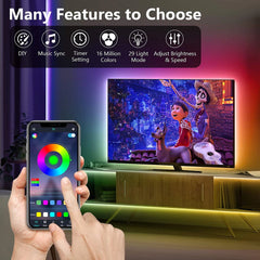 USB RGB LED TV Backlight Strip – detail view