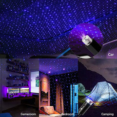 Mini USB Star Projector Lamp – alternate angle view