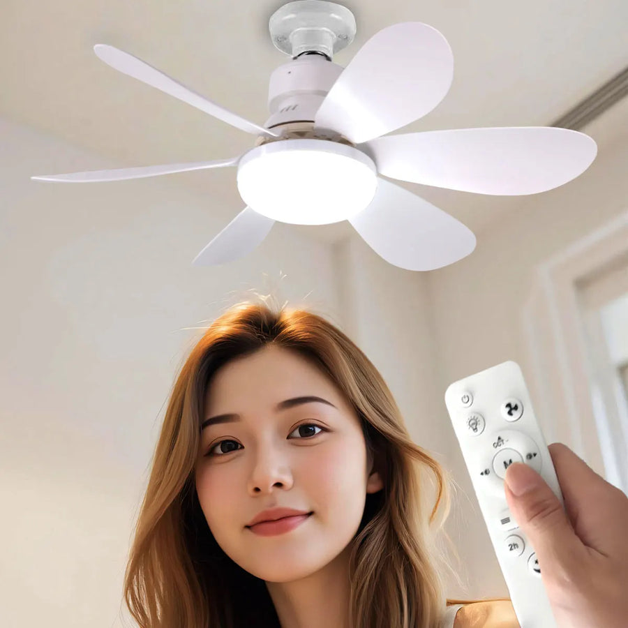 E27 LED Ceiling Fan Light with Remote
