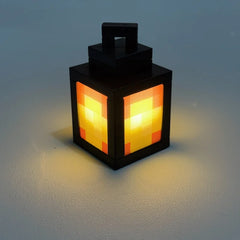 Pixel Style RGB Remote Night Light Lantern – another view