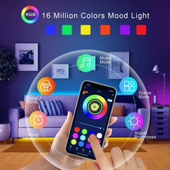 USB RGB LED Strip Room Light – detail view