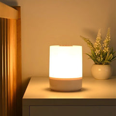 Dimmable Touch Rechargeable Bedside LED Table Lamp – styled view