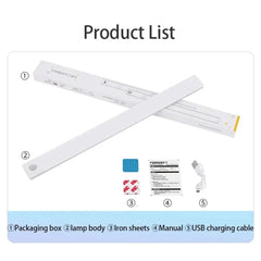 USB-C Rechargeable Motion Sensor Cabinet Light – alternate angle view
