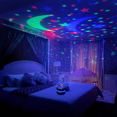 Colourful LED Galaxy Projector Night Light – detail view