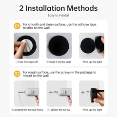 USB Motion Sensor LED Wall Night Light – alternate angle view