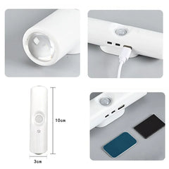 Double-Head RGB Motion Sensor Magnetic Wall Lamp – alternate angle view
