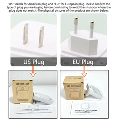 Wireless Motion Sensor Plug-In Night Light – alternate angle view