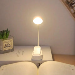 Mini LED Clip-On Reading Light – close-up view