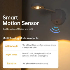 USB Motion Sensor LED Wall Night Light – additional product view