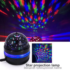Colourful LED Galaxy Projector Night Light – styled view