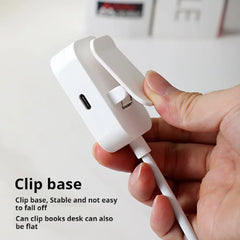 Mini LED Clip-On Reading Light – detail view