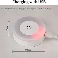 Portable USB Rechargeable LED Night Light – close-up view