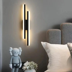 Copper Pipe Acrylic Wall Sconce Light – additional product view