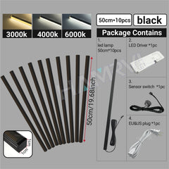 LED Strip Light for Wood Slat Wall Panel – side view