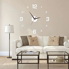 Luminous DIY 3D Wall Clock – detail view