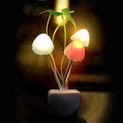 Colourful Mushroom LED Night Light – detail view