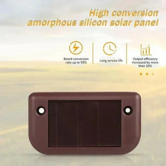 Solar LED Outdoor Stair & Deck Step Lights – alternate angle view