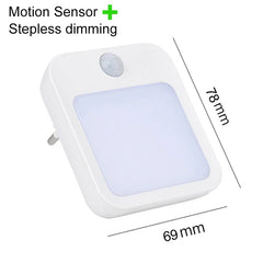 Wireless Motion Sensor Plug-In Night Light – styled view