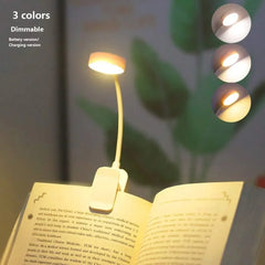 Mini LED Clip-On Reading Light – styled view